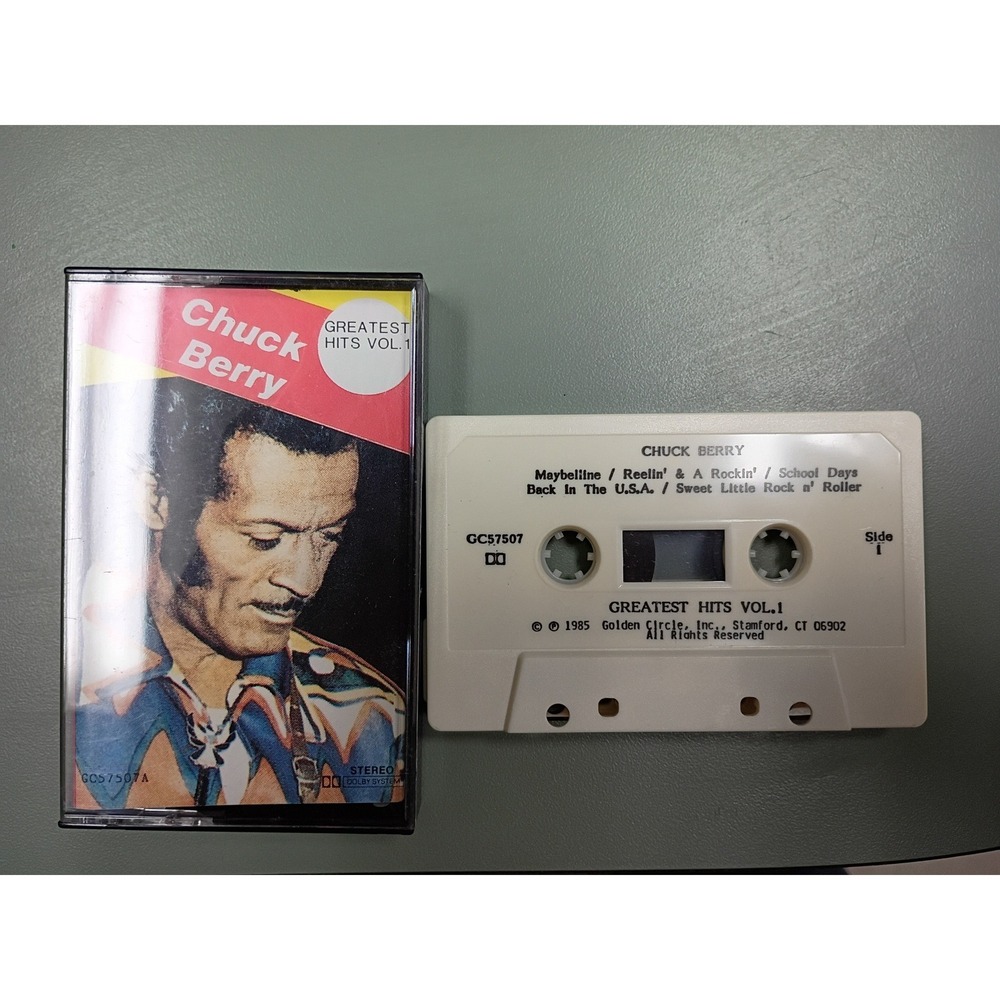Chuck Berry Greatest Hits Vol 1 Cassette Tape 1985 Golden Circle GC57507 Rock